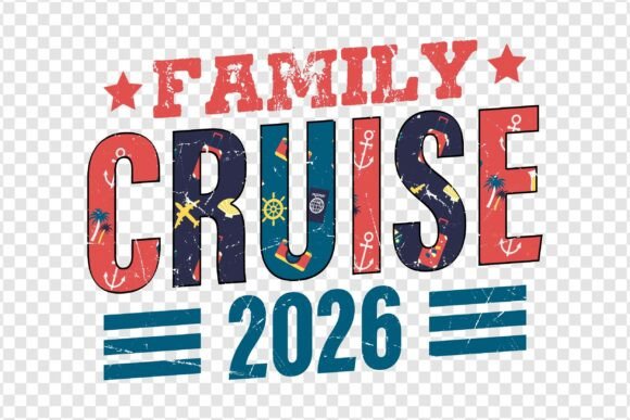 2026 Family Cruise Graphics for T-Shirt Designs