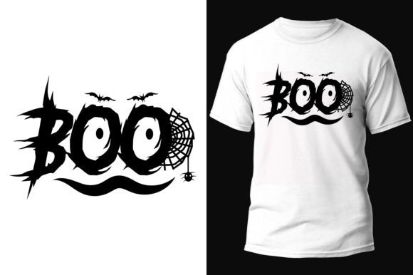 Boo Halloween SVG: Graphics for T-Shirt Designs