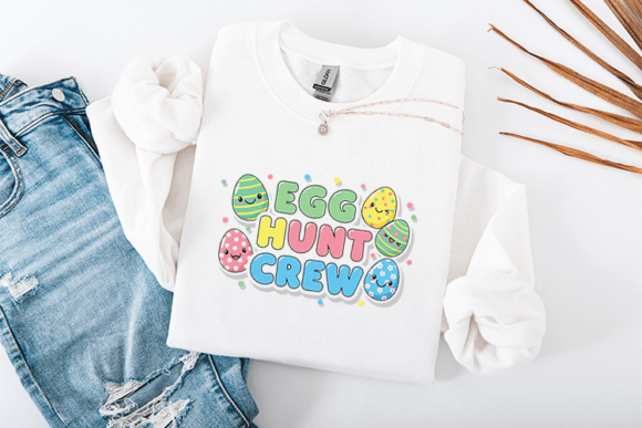 Egg Hunt Crew Easter SVG: Graphics for T-Shirt Designs