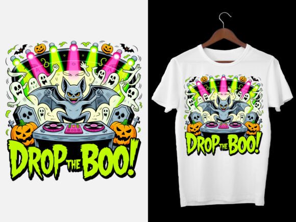 Halloween DJ Spooky Graphics for T-Shirt Designs