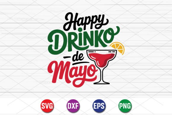 Happy Drinko SVG: Graphics for T-Shirt Designs