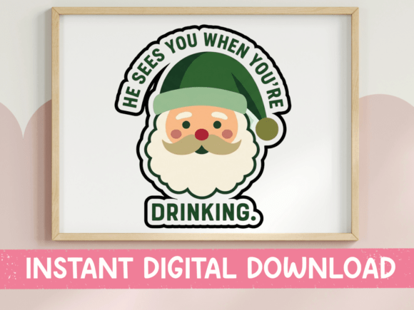 He Sees You Drinking: Graphics for T-Shirt Designs