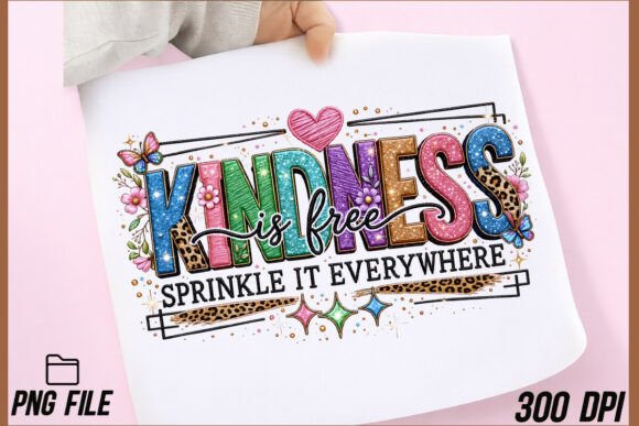 Kindness is Free: Graphics for T-Shirt Designs