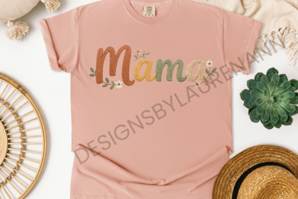 Mama Embroidered Floral Graphic: A Designer’s Review