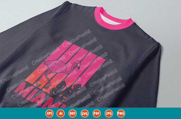 Miami Summer Graphics for T-Shirt Designs