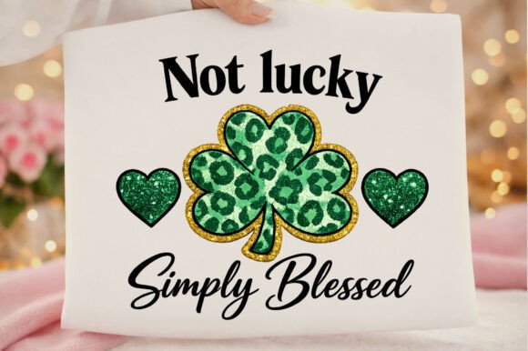 Not Lucky Just Blessed Graphics for T-Shirt Designs