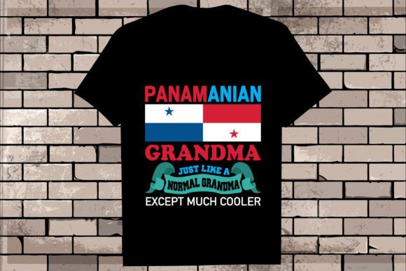 Panamanian Grandma Graphic Design: T-Shirt Designs & Graphics