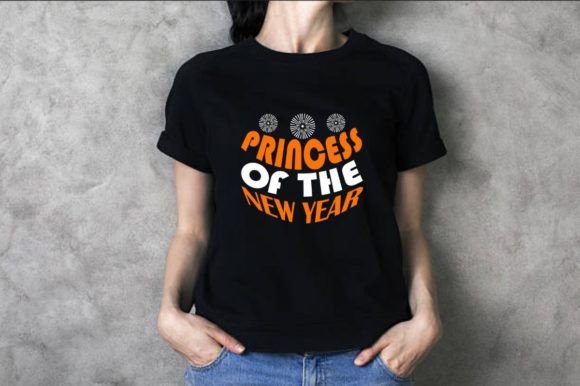 Princess of the New Year Graphics & T-Shirt Designs