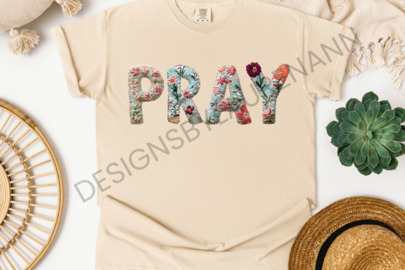 Reviewing Pray Patchwork Bright Christian Graphic