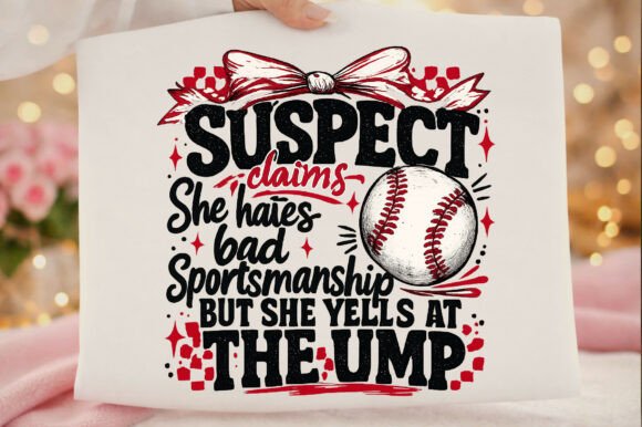 Suspect Claims Retro Baseball Graphics for T-Shirt Designs