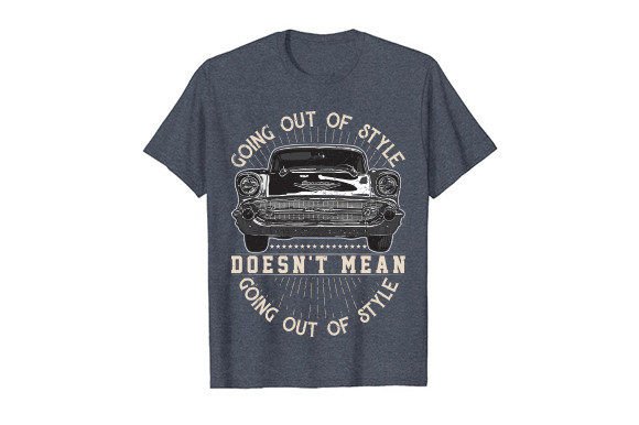 Vintage Car Graphics for T-Shirt Designs